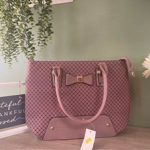 New Mauve Purse With Bow